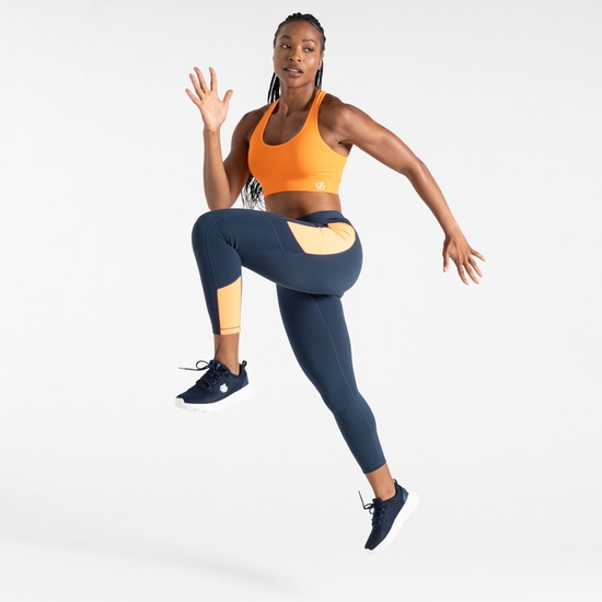 Women's Don't Sweat It II Sports Bra Live Wire Orange