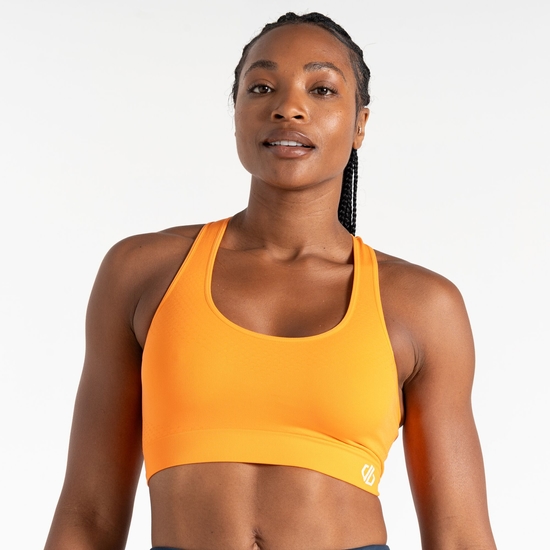 Women's Don't Sweat It II Sports Bra Live Wire Orange
