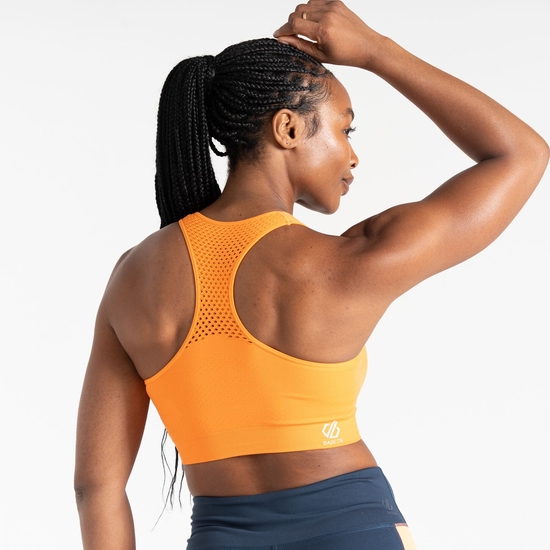 Women's Don't Sweat It II Sports Bra Live Wire Orange
