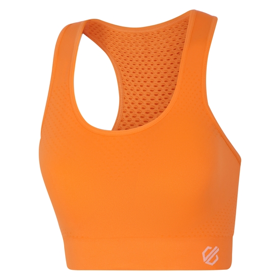 Women's Don't Sweat It II Sports Bra Live Wire Orange