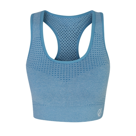 Women's Don't Sweat It II Sports Bra Niagara Blue Marl