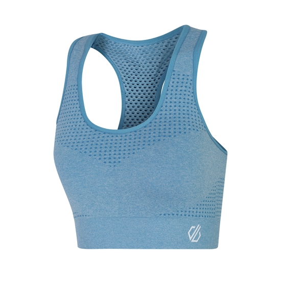 Women's Don't Sweat It II Sports Bra Niagara Blue Marl