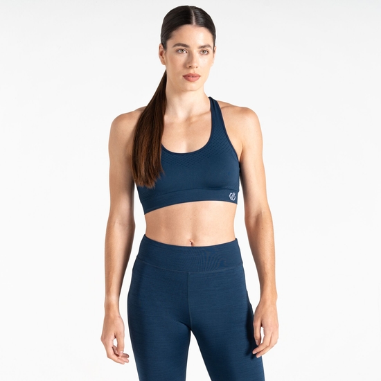 Women's Don't Sweat It II Sports Bra Moonlight Denim