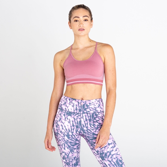 Damen Seamless Träger-BH Rosa