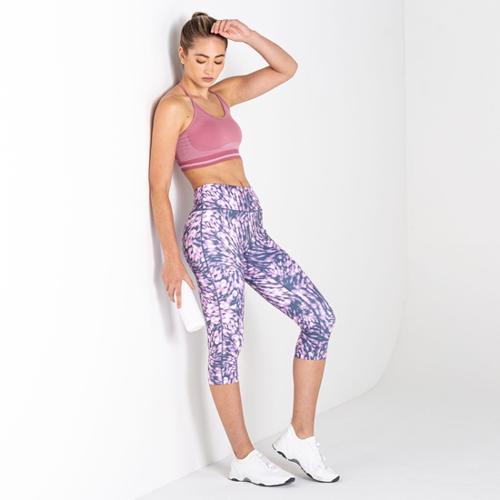 Women's Don't Sweat It Strappy Bra Mesa Rose