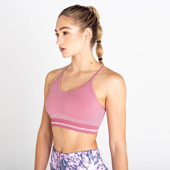 Women's Don't Sweat It Strappy Bra Mesa Rose