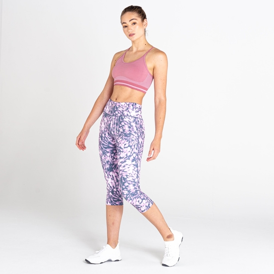 Women's Don't Sweat It Strappy Bra Mesa Rose