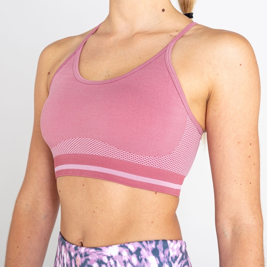 Women's Don't Sweat It Strappy Bra Mesa Rose