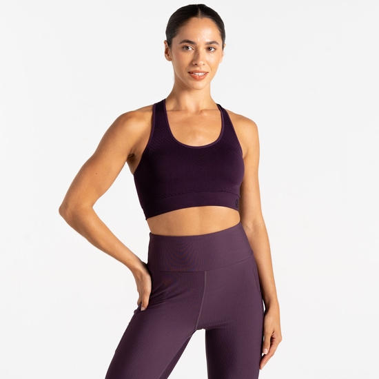 Women's Don't Sweat It III Sports Bra Deep Plum 