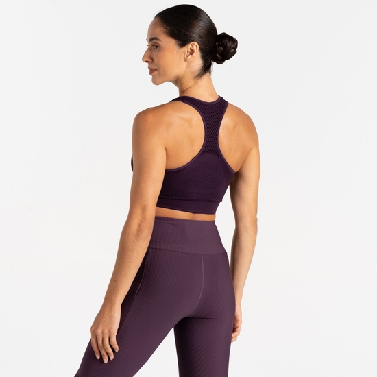 Women's Don't Sweat It III Sports Bra Deep Plum 