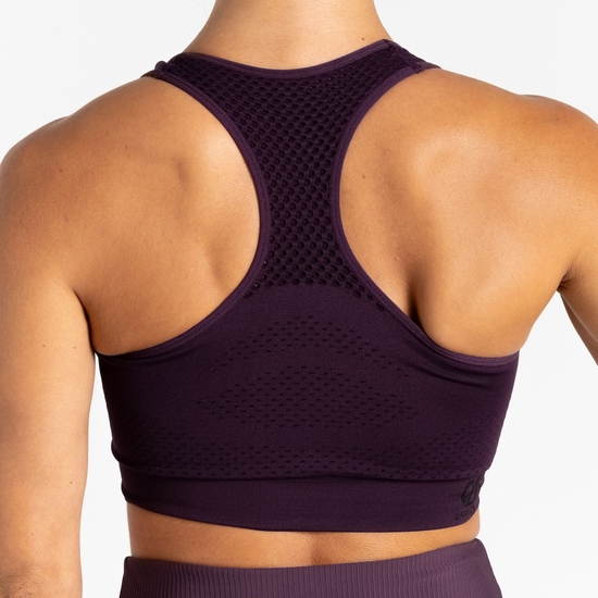 Women's Don't Sweat It III Sports Bra Deep Plum 