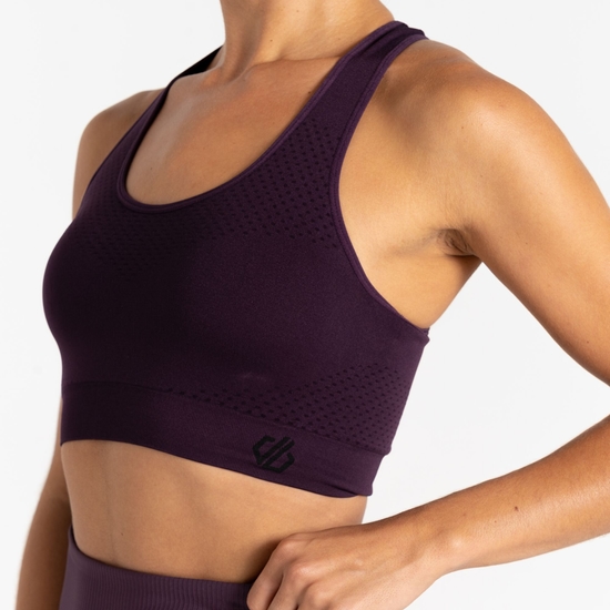 Women's Don't Sweat It III Sports Bra Deep Plum 
