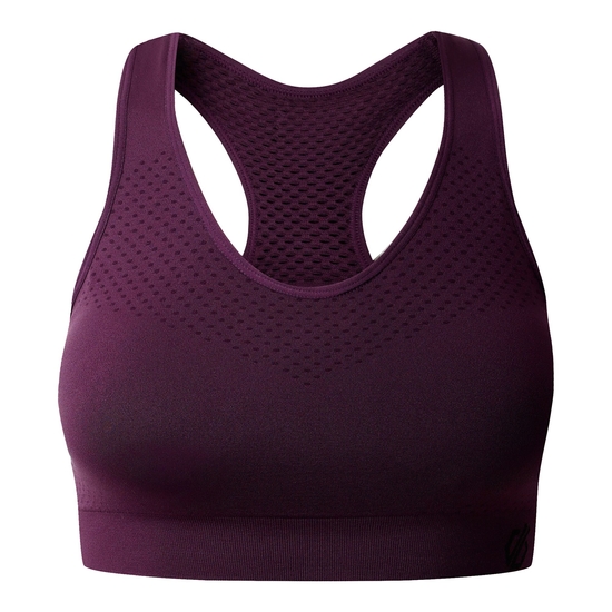 Women's Don't Sweat It III Sports Bra Deep Plum 