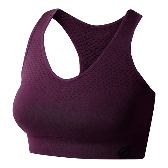 Women's Don't Sweat It III Sports Bra Deep Plum 