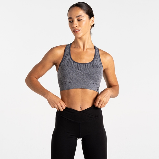 Brassière de sport Don't Sweat It III pour femme Gris