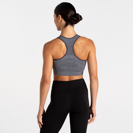 Brassière de sport Don't Sweat It III pour femme Gris