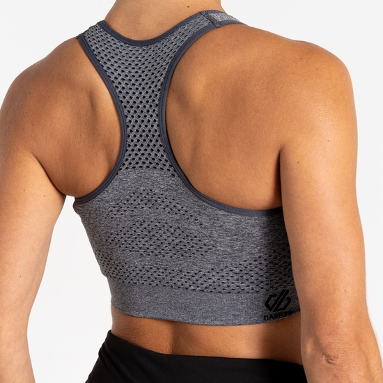 Brassière de sport Don't Sweat It III pour femme Gris