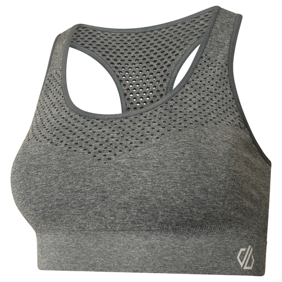Brassière de sport Don't Sweat It III pour femme Gris