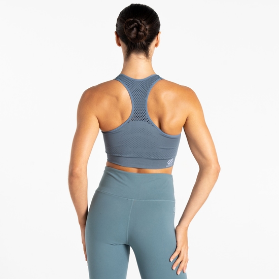 Brassière de sport Don't Sweat It III pour femme Gris