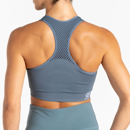 Brassière de sport Don't Sweat It III pour femme Gris