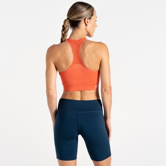 Brassière de sport Don't Sweat It III pour femme Orange