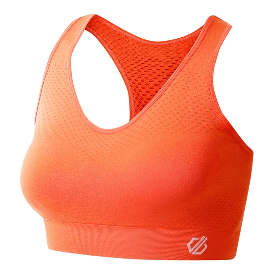 Brassière de sport Don't Sweat It III pour femme Orange
