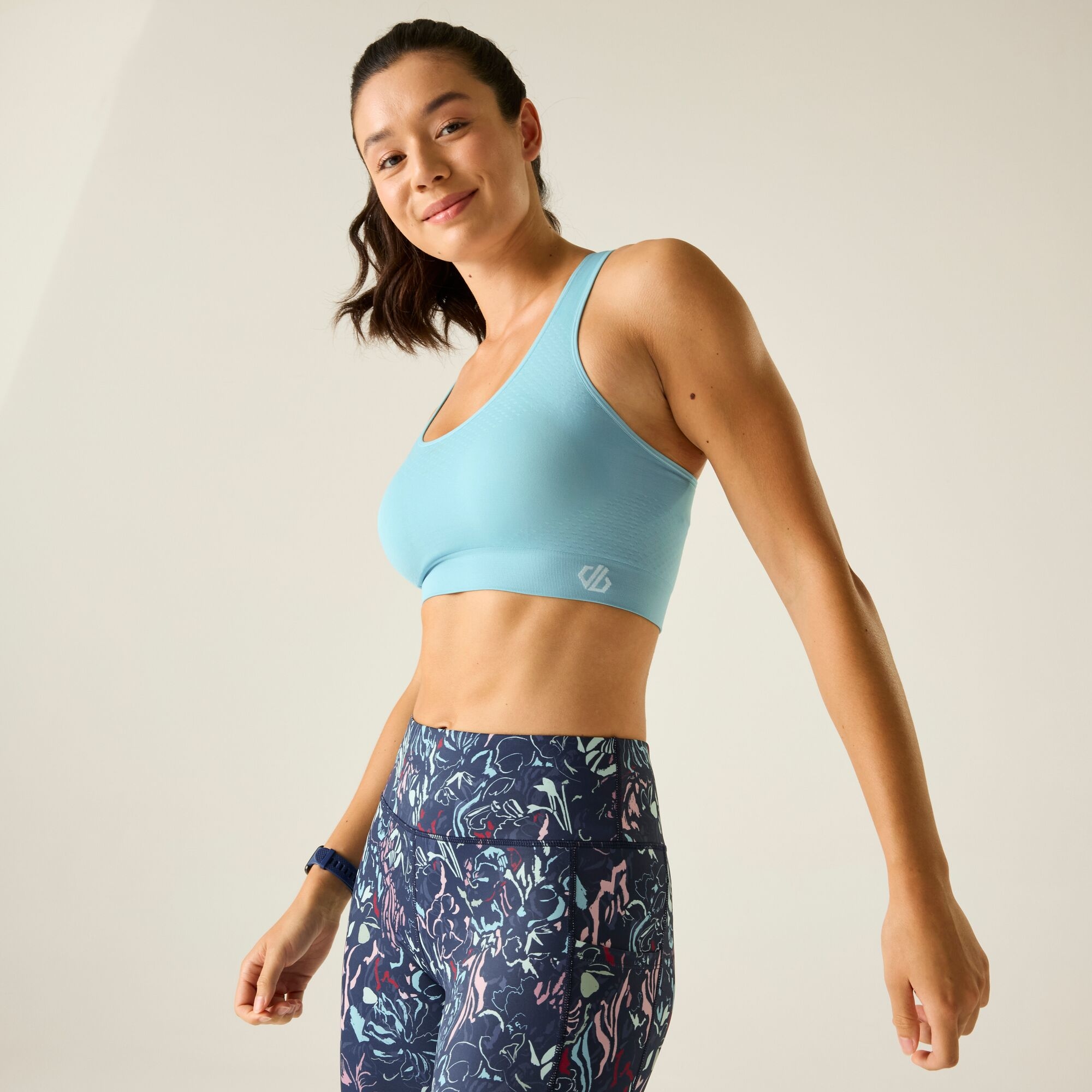 Dare 2B Women's Blue Don't Sweat It Ii Sports Bra Size: Xs