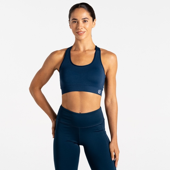 Women's Don't Sweat It II Sports Bra Moonlight Denim