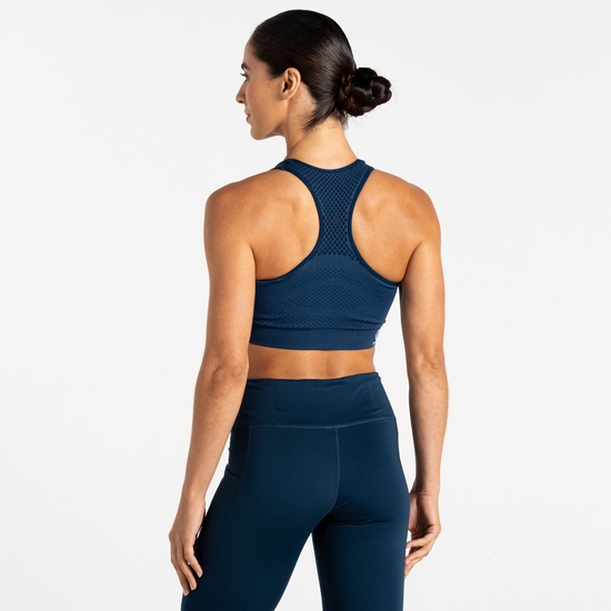 Brassière de sport Don't Sweat It III pour femme Bleu