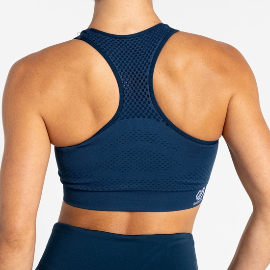Brassière de sport Don't Sweat It III pour femme Bleu
