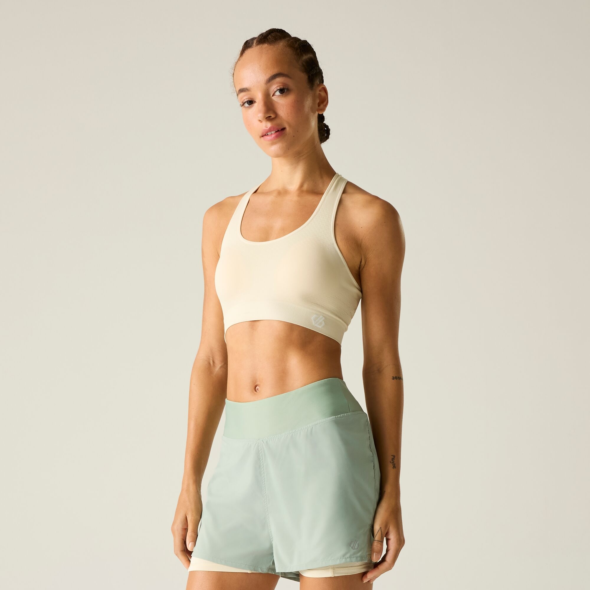 Dare 2B Women's White Don't Sweat It Ii Sports Bra Size: Xl