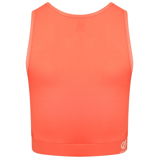 Soutien-gorge de sport à col haut Femme Move Orange