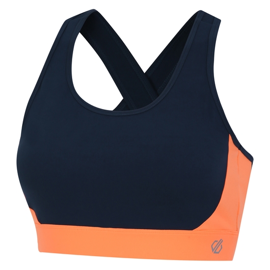 Women's Swift II Sports Bra Moonlight Denim Orange 
