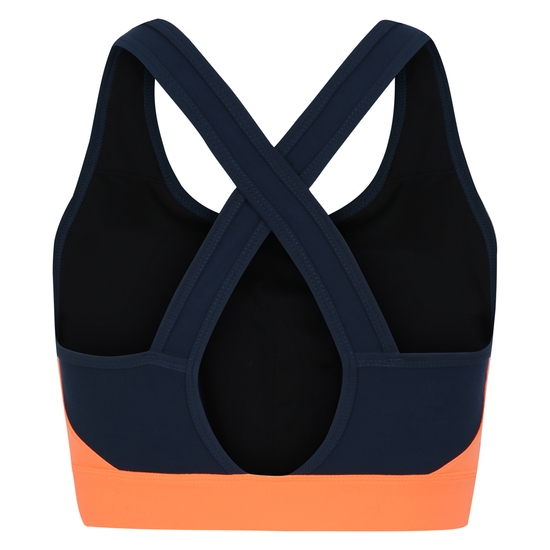 Women's Swift II Sports Bra Moonlight Denim Orange 