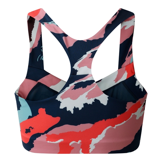 Women's Swift III Sports Bra Marble Swirl Print 