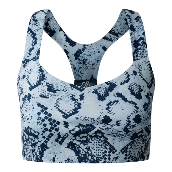 Women's Swift III Sports Bra Skyway Snake Print 