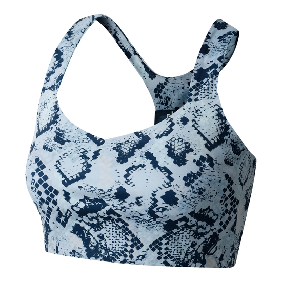 Women's Swift III Sports Bra Skyway Snake Print 