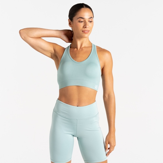 Women's React Sports Bra Aquifer 
