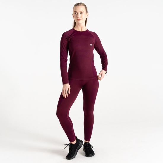 Women's In The Zone Base Layer II Set Fig Purple