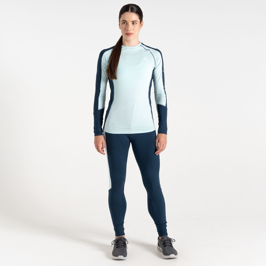 Damen Exchange III Baselayer-Set Dunkelblau