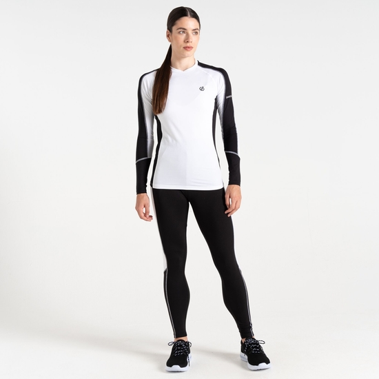 Women's Exchange III Base Layer Set Black & White