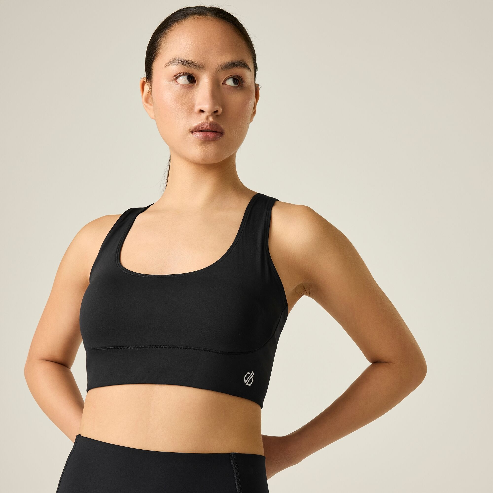 Dare 2B Women's Influential Sports Bra - Black Medium - Image 6