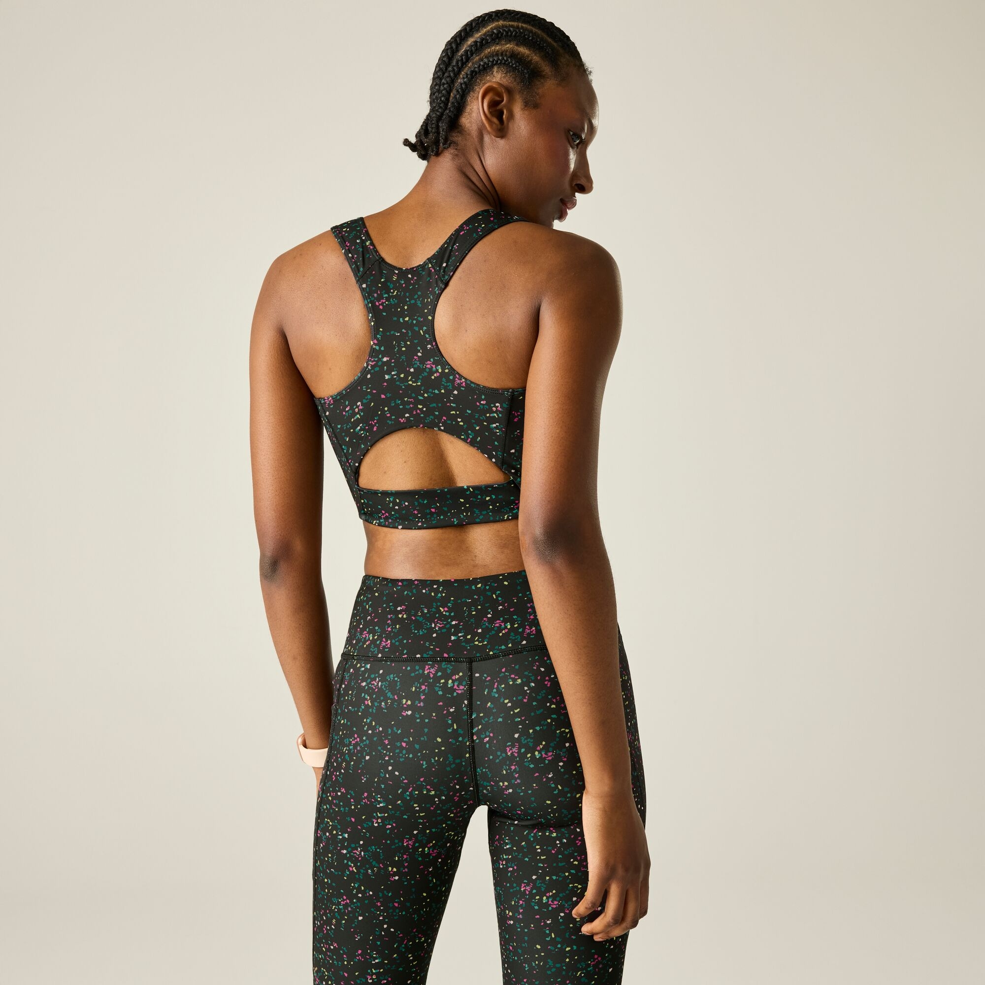 Dare 2B Women's Influential Sports Bra - Black Large - Image 2