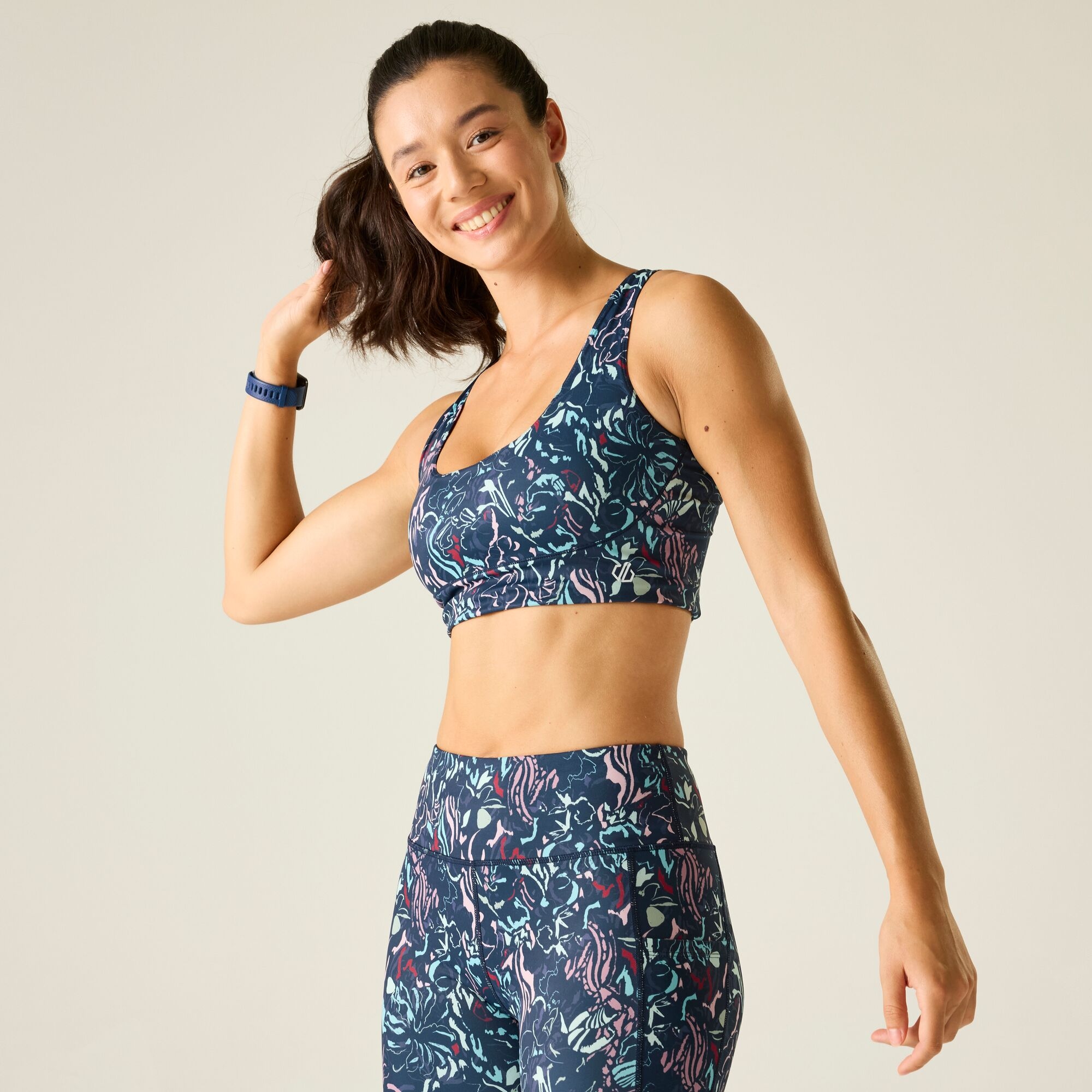 Dare 2B Women's Blue Influential Sports Bra Size: Xl