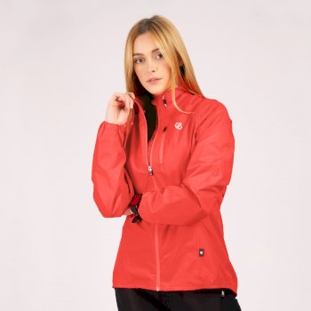 Women's Mediant Lightweight Reflective Shell Jacket Neon Pink