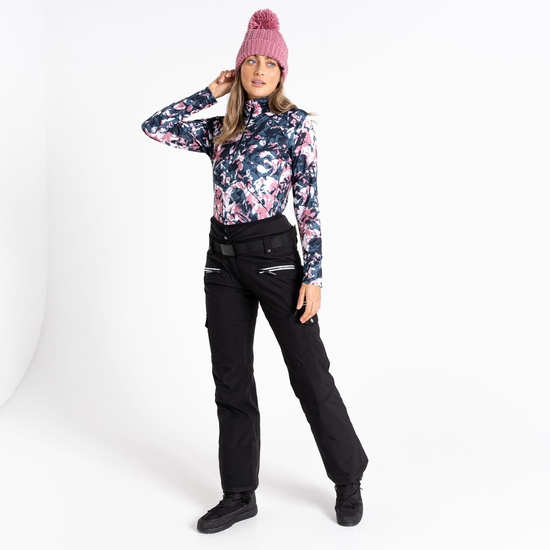 Pantalon de ski Femme imperméable et isolant LIBERTY II Noir