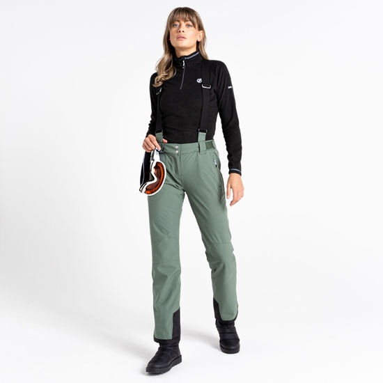 Women's Effused II Recycled Ski Pants Duck Green