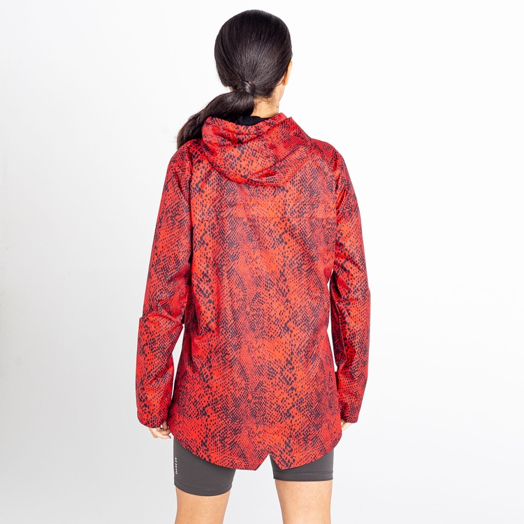Women's Deviation II Waterproof Jacket Red Viper Print