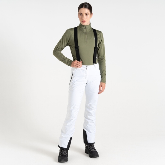 Damen Diminish wasserdichte, isolierte Skihose Crème