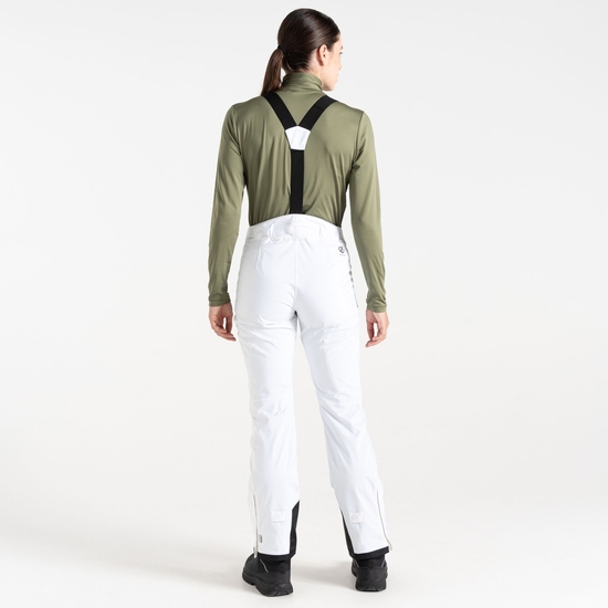 Damen Diminish wasserdichte, isolierte Skihose Crème